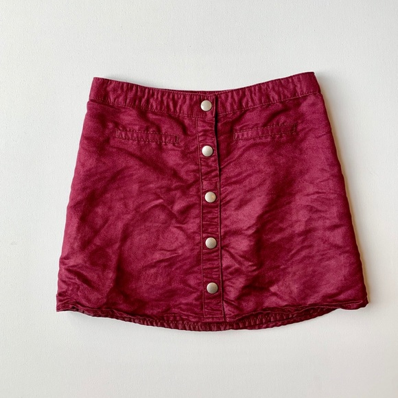 The Children's Place Other - 3/$25 Children’s Place Suede Button Front Skirt